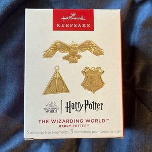 Hallmark Keepsake Ornament - The Wizarding World 3 pc set Harry Potter NIB 2023